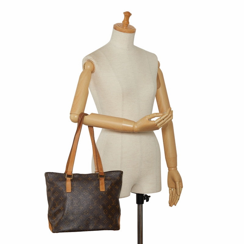 Louis Vuitton Monogram Cabaret Shoulder Bag M51148 Brown PVC Leather  Louis Vuitton