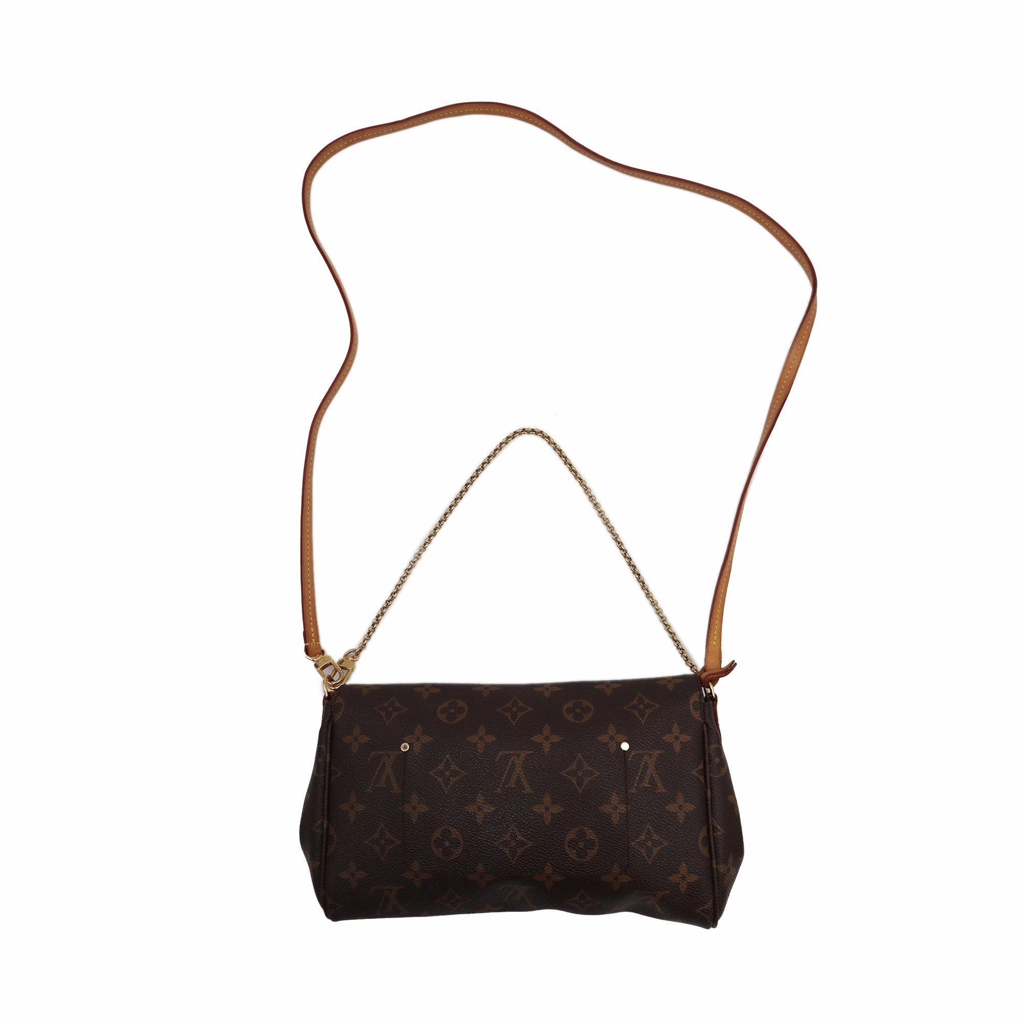 Louis Vuitton Monogram Canvas Favorite MM Shoulder Bag SA1124