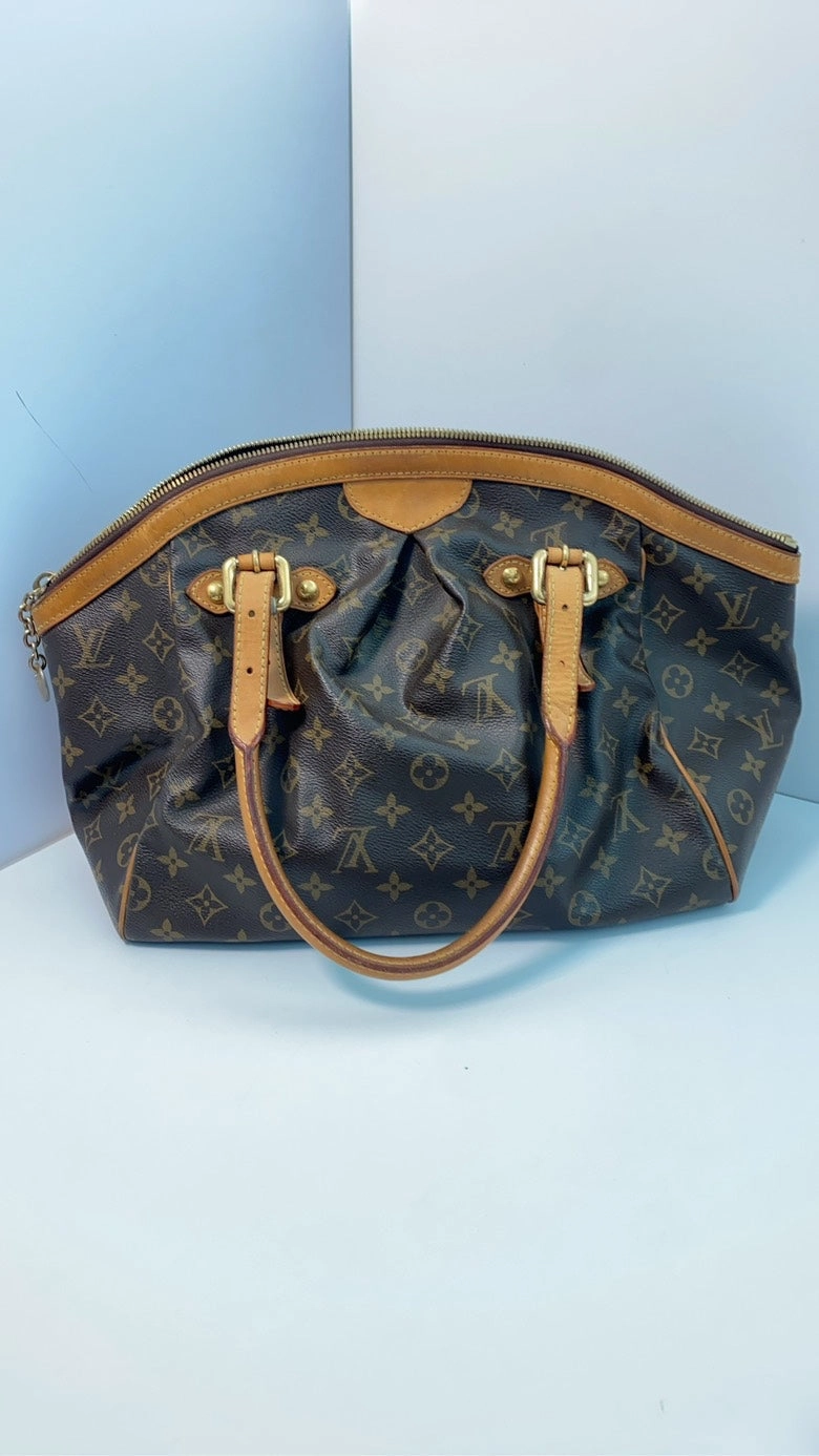 Louis Vuitton Monogram Canvas Tivoli GM Shoulder Bag Brown