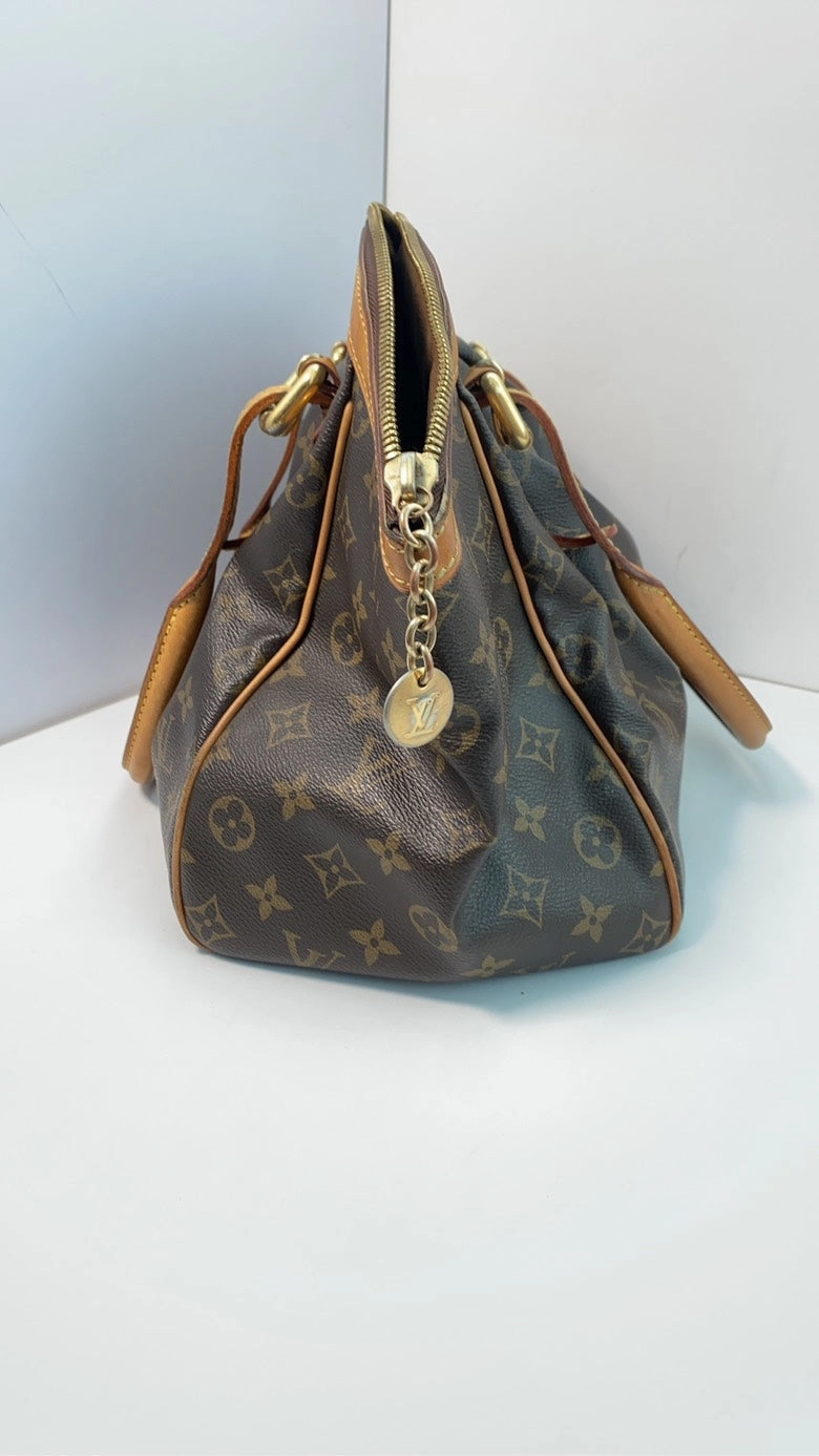 Louis Vuitton Monogram Canvas Tivoli GM Shoulder Bag Brown