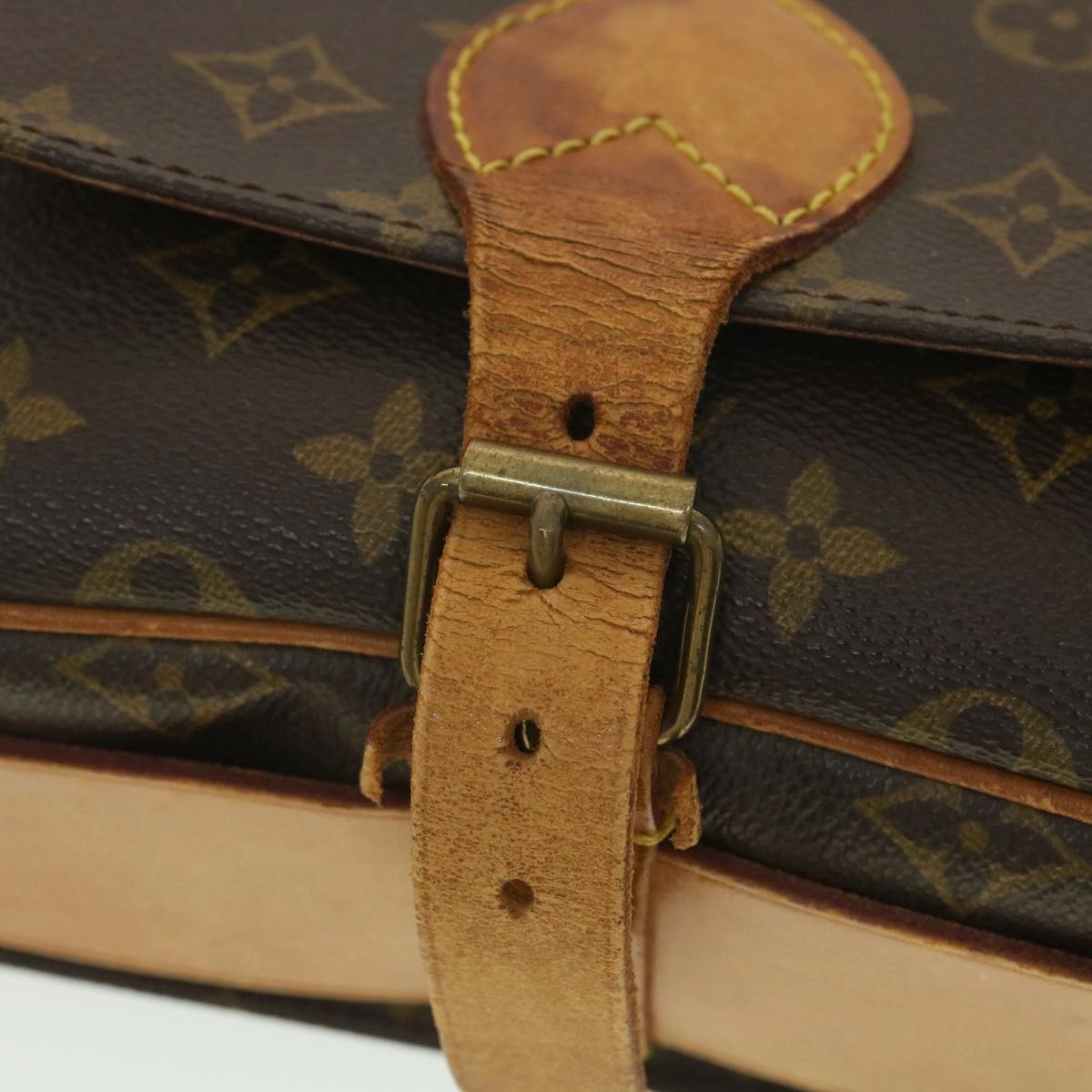 LOUIS VUITTON Monogram Cartouchiere MM Shoulder Bag M51253 LV rd4529