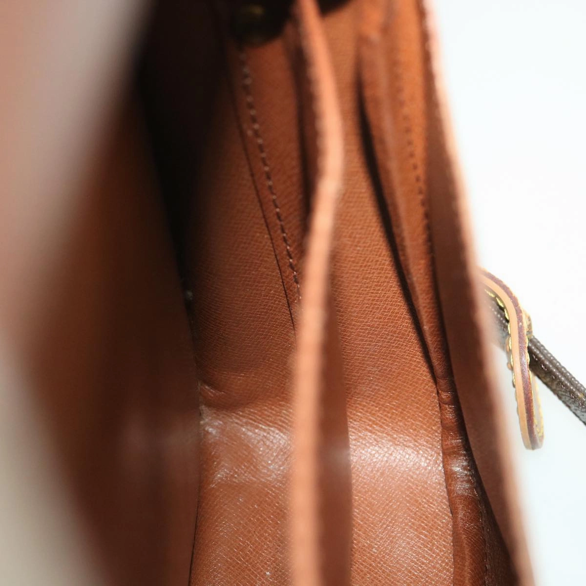 LOUIS VUITTON Monogram Cartouchiere MM Shoulder Bag M51253 LV rd4529