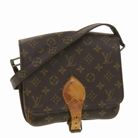 LOUIS VUITTON Monogram Cartouchiere MM Shoulder Bag M51253 LV rd4529