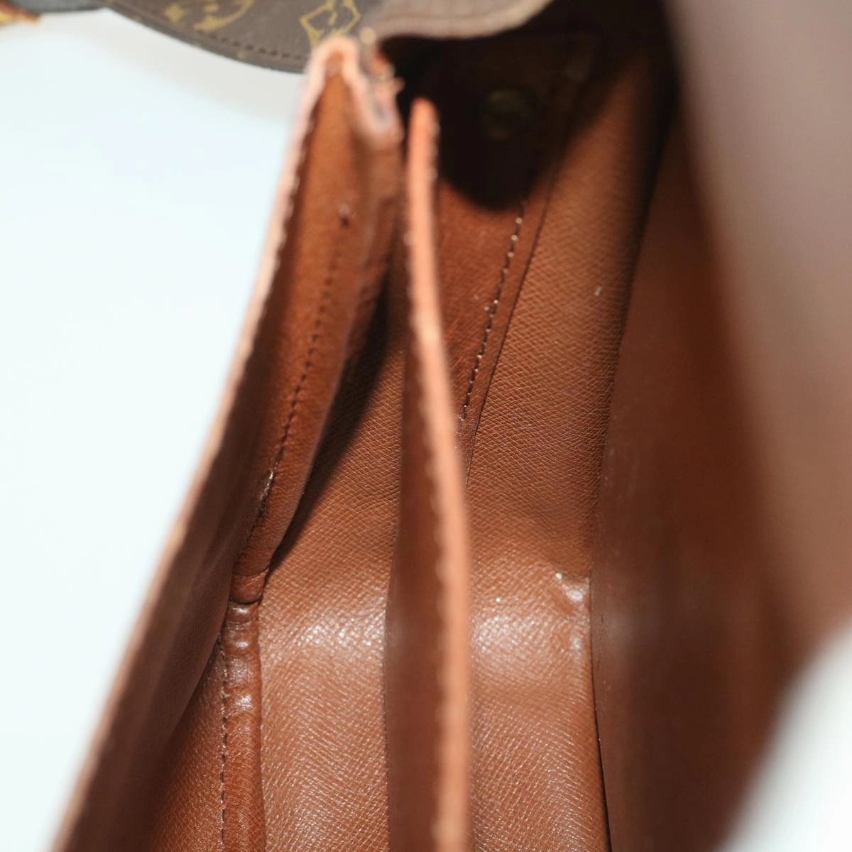 LOUIS VUITTON Monogram Cartouchiere MM Shoulder Bag M51253 LV rd4529