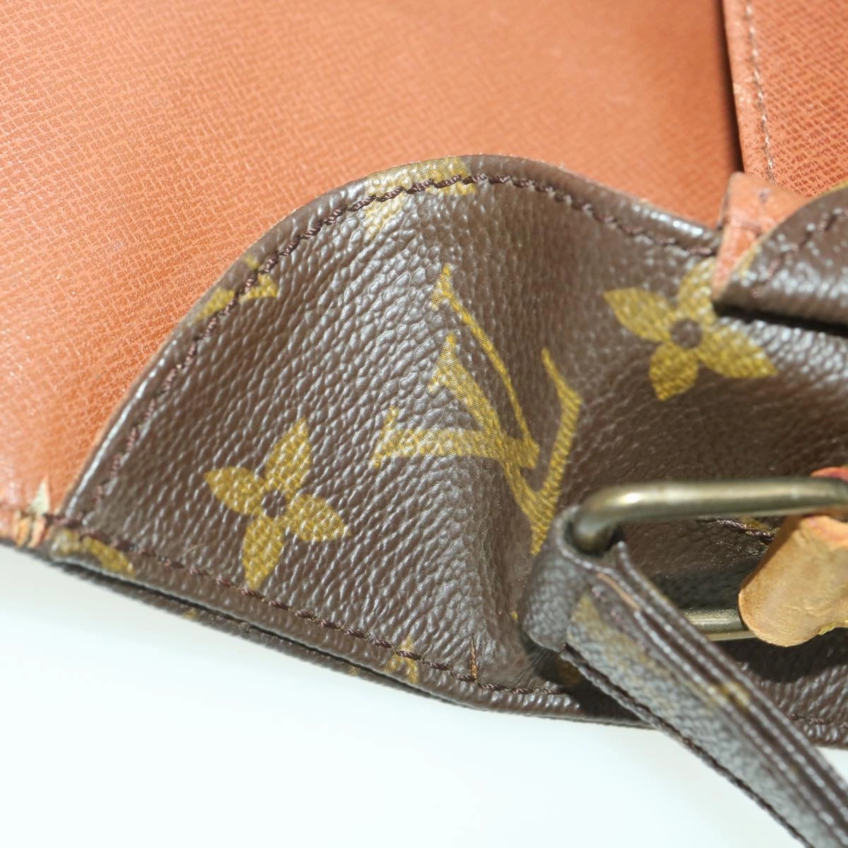 LOUIS VUITTON Monogram Cartouchiere MM Shoulder Bag M51253 LV rd4529