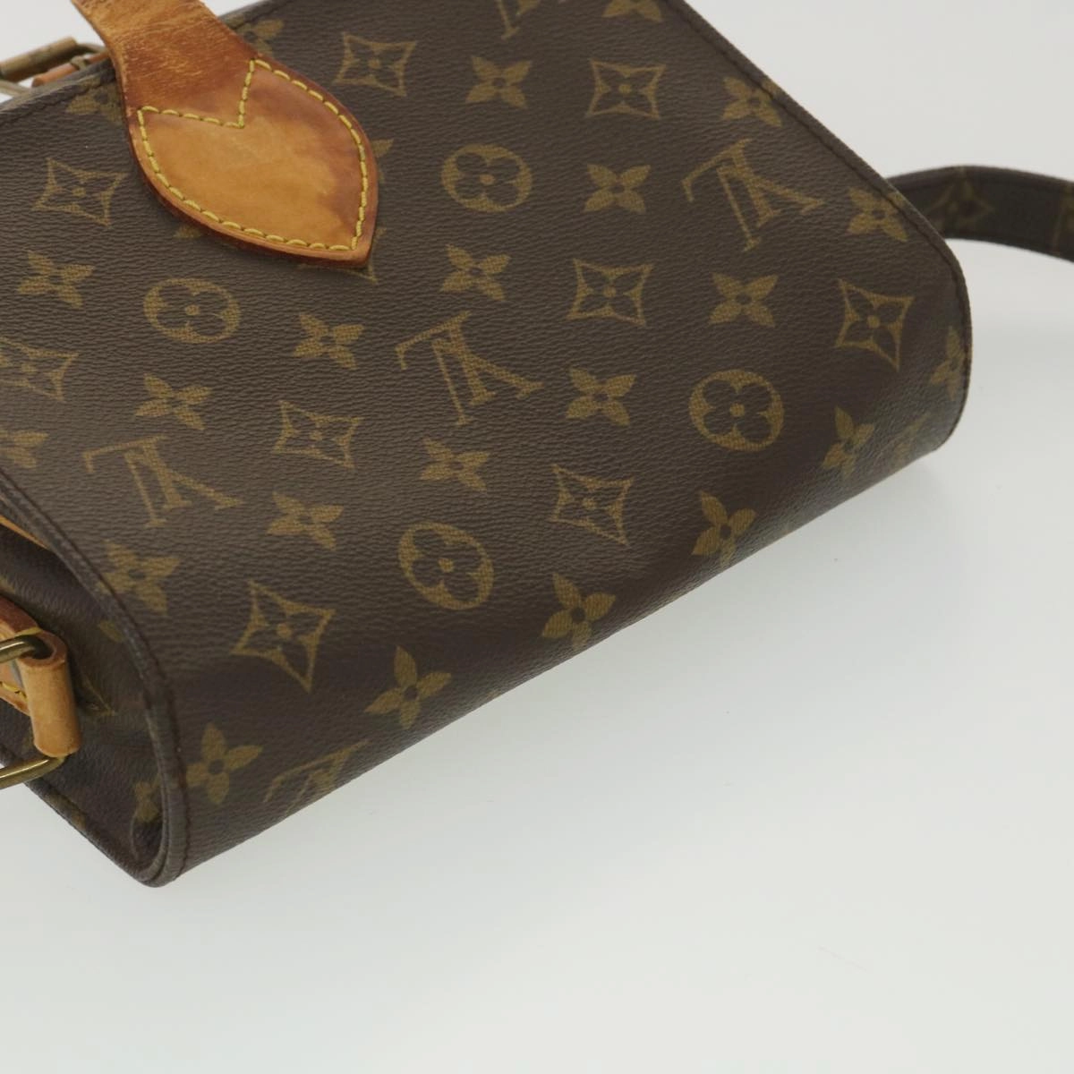LOUIS VUITTON Monogram Cartouchiere MM Shoulder Bag M51253 LV rd4529