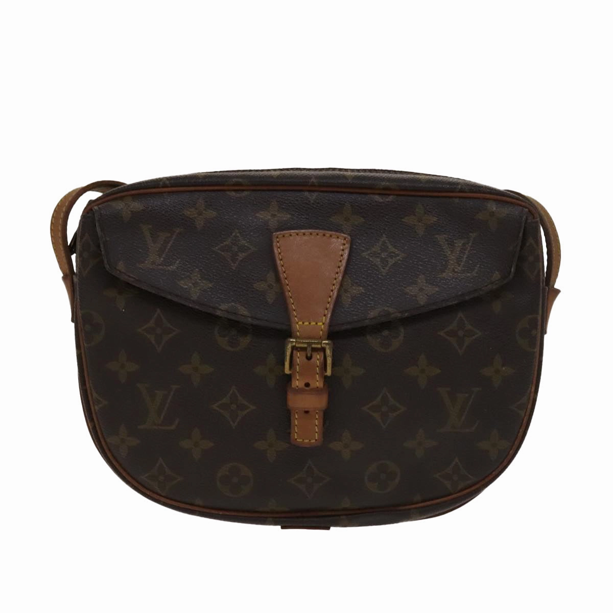 LOUIS VUITTON Monogram Jeune Fille MM Shoulder Bag M51226 LV 105523