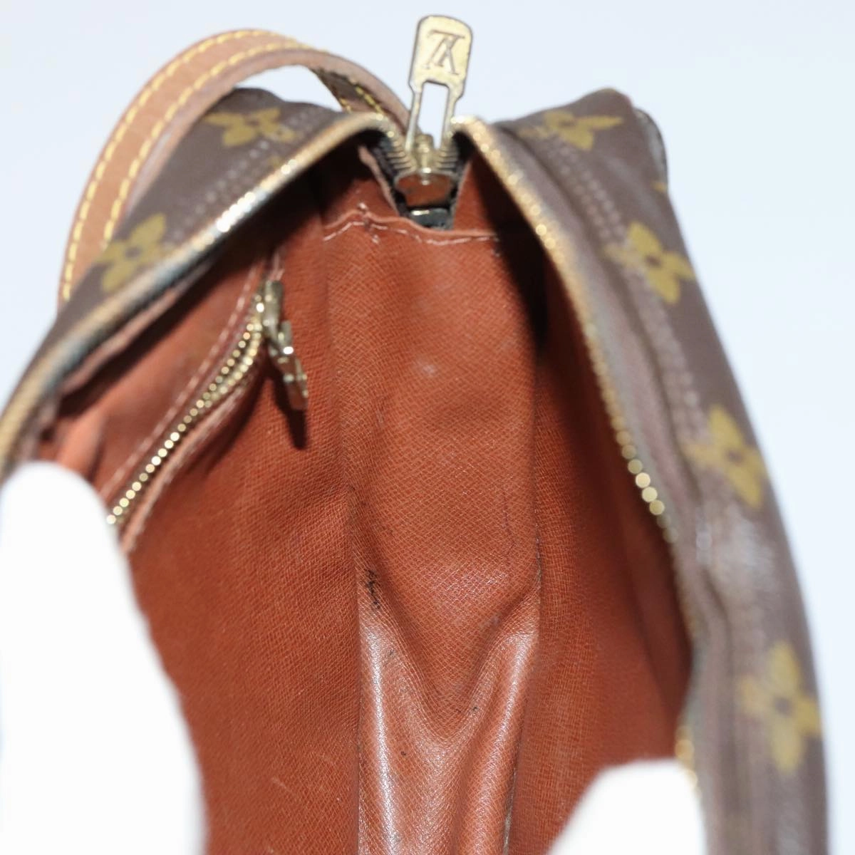 LOUIS VUITTON Monogram Jeune Fille MM Shoulder Bag M51226 LV 105523