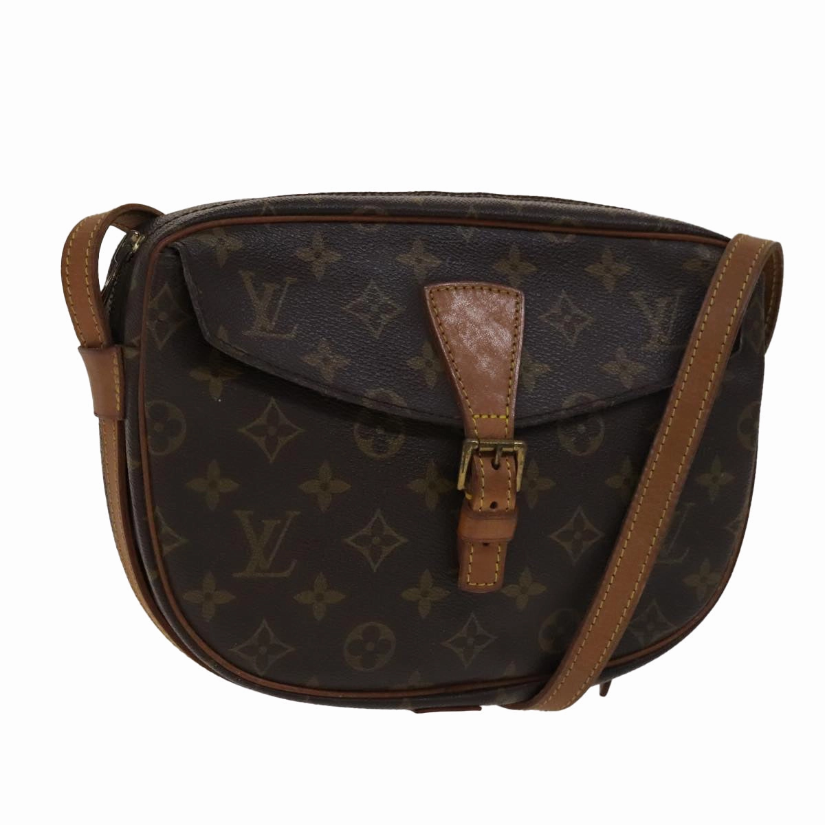 LOUIS VUITTON Monogram Jeune Fille MM Shoulder Bag M51226 LV 105523