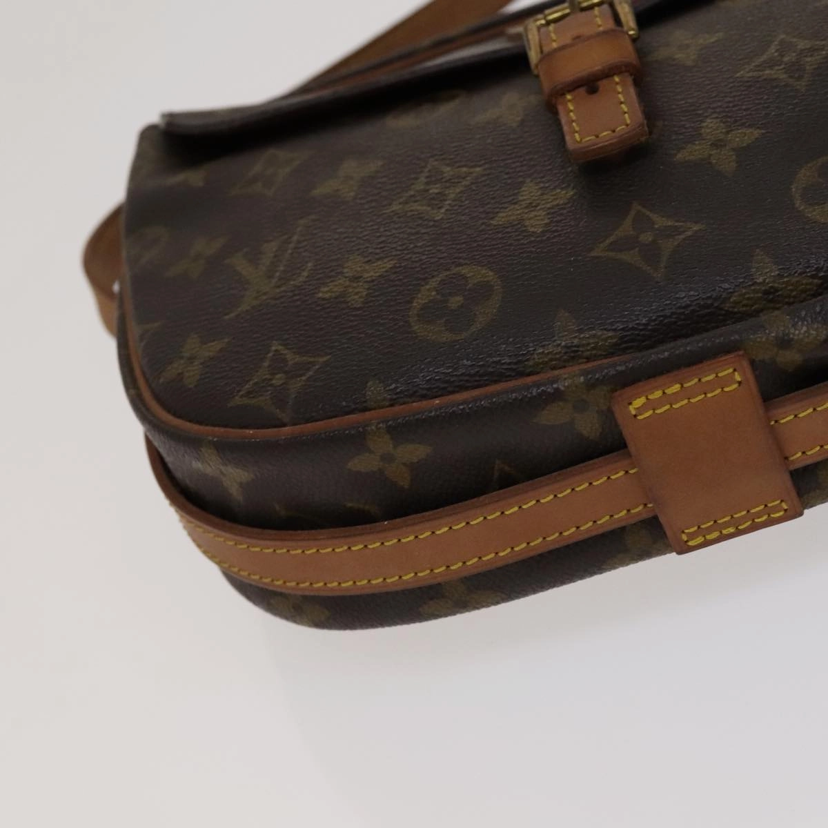 LOUIS VUITTON Monogram Jeune Fille MM Shoulder Bag M51226 LV 105523
