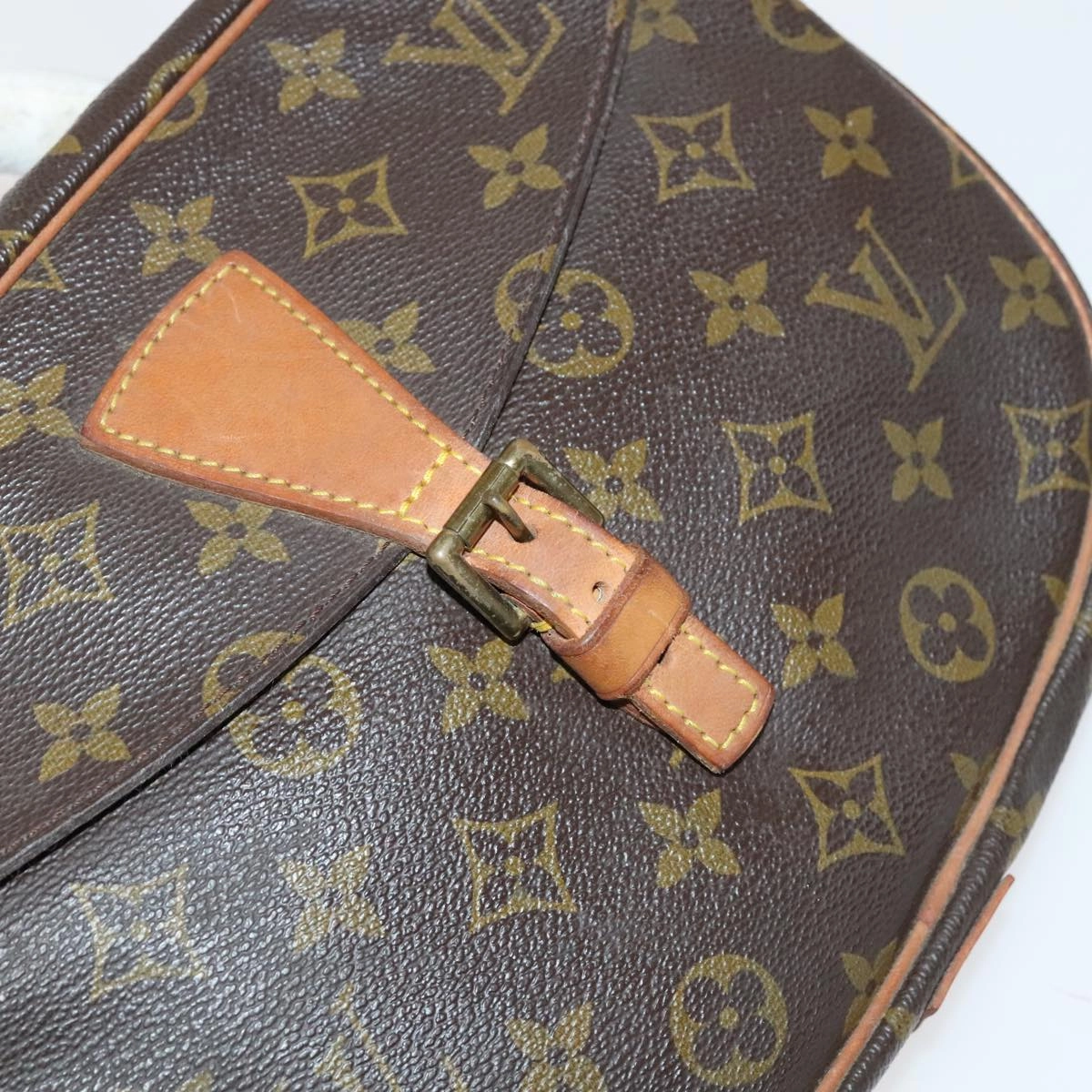LOUIS VUITTON Monogram Jeune Fille MM Shoulder Bag M51226 LV 105523