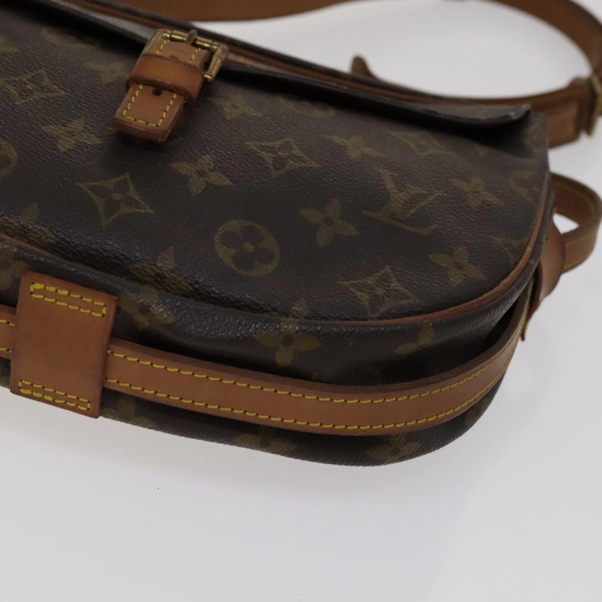 LOUIS VUITTON Monogram Jeune Fille MM Shoulder Bag M51226 LV 105523