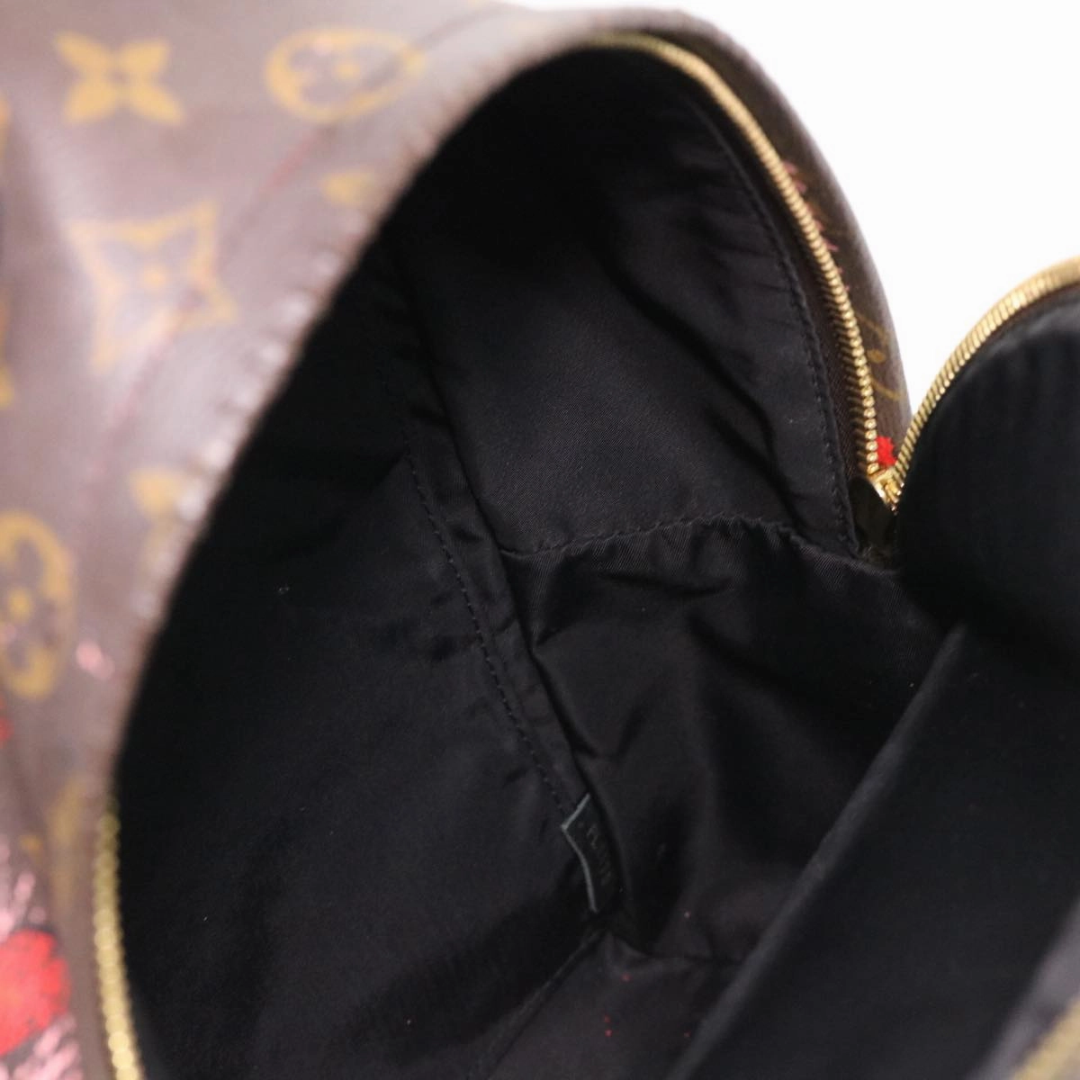 LOUIS VUITTON Monogram jungle dot Palm Springs PM Backpack Red M41981 LV 38536