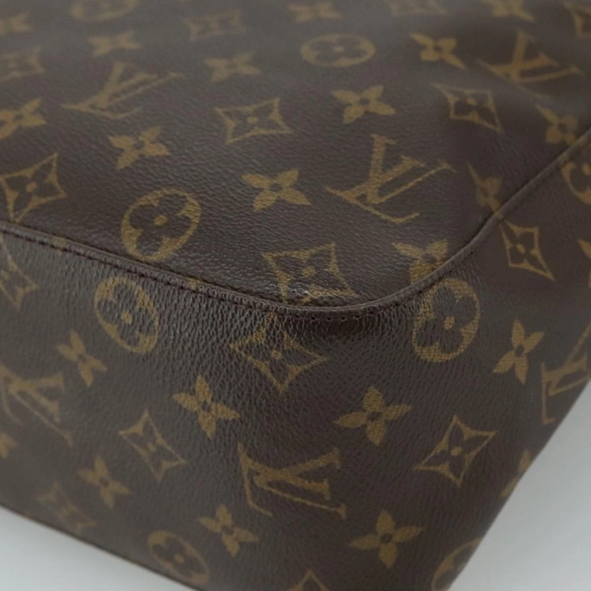 LOUIS VUITTON Monogram Looping GM Shoulder Bag M51145 LV 104300