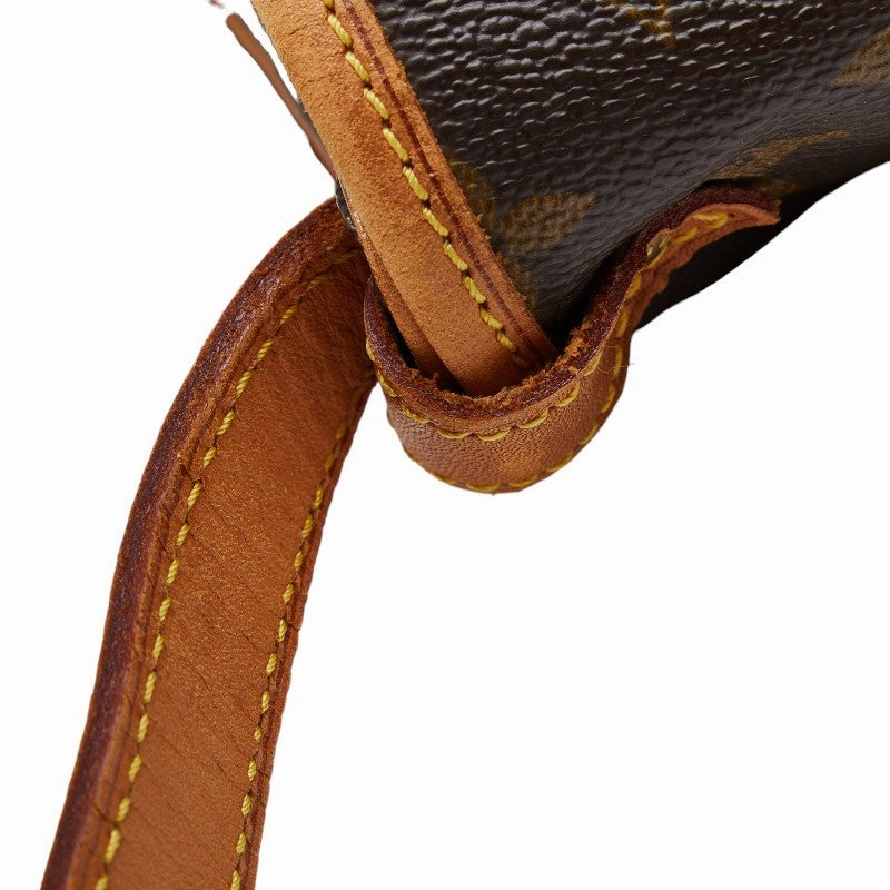 Louis Vuitton Monogram M42256 Shoulder Bag PVC/Leather Brown
