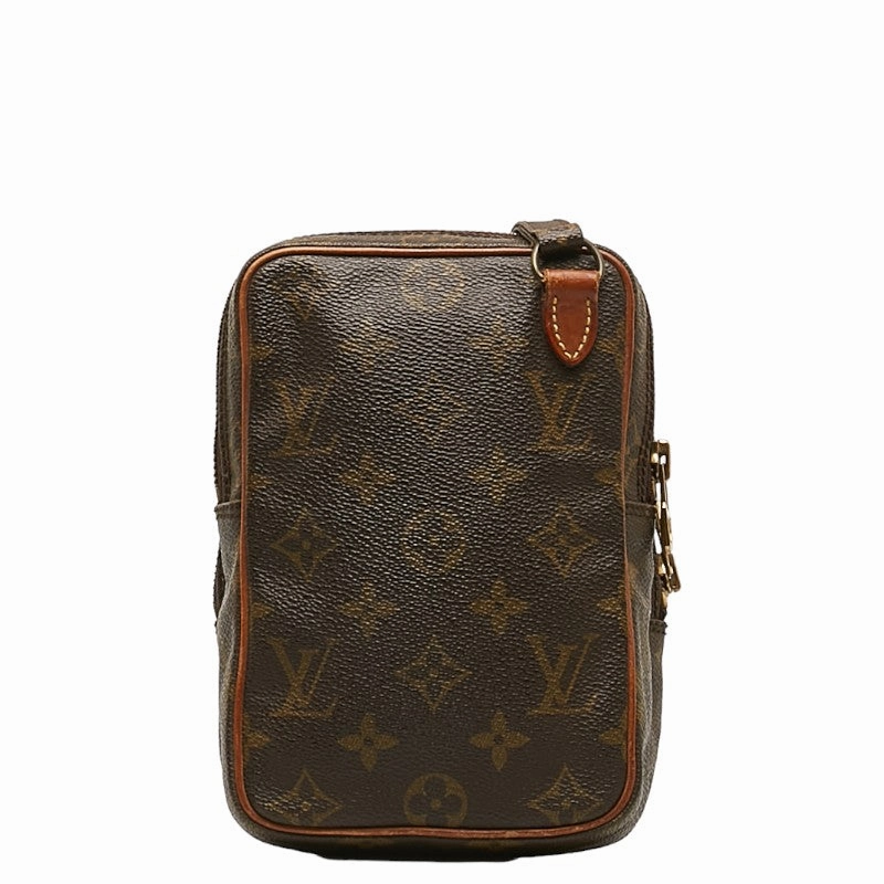 Louis Vuitton Monogram M45238 Shoulder Bag PVC/Leather Brown