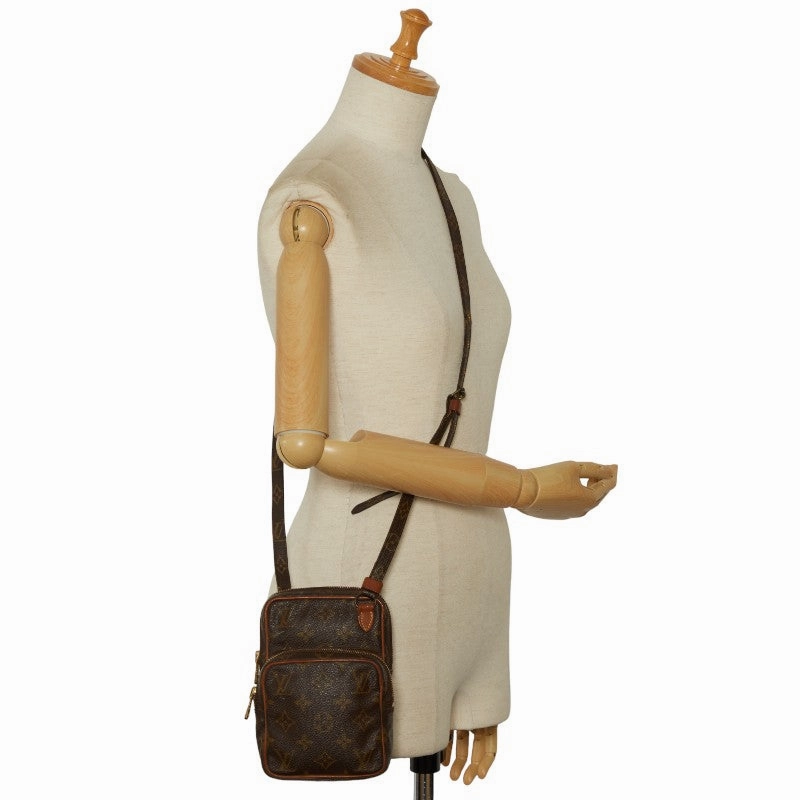 Louis Vuitton Monogram M45238 Shoulder Bag PVC/Leather Brown