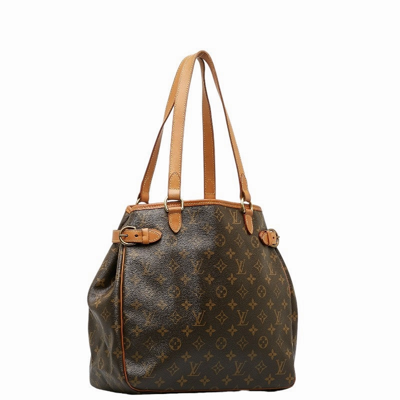 Louis Vuitton Monogram M51153 Shoulder Bag Leather Brown