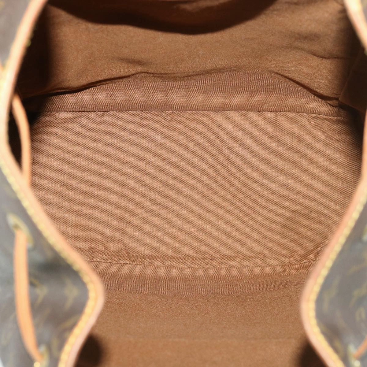 LOUIS VUITTON Monogram Montsouris GM Backpack M51135 LV 39264