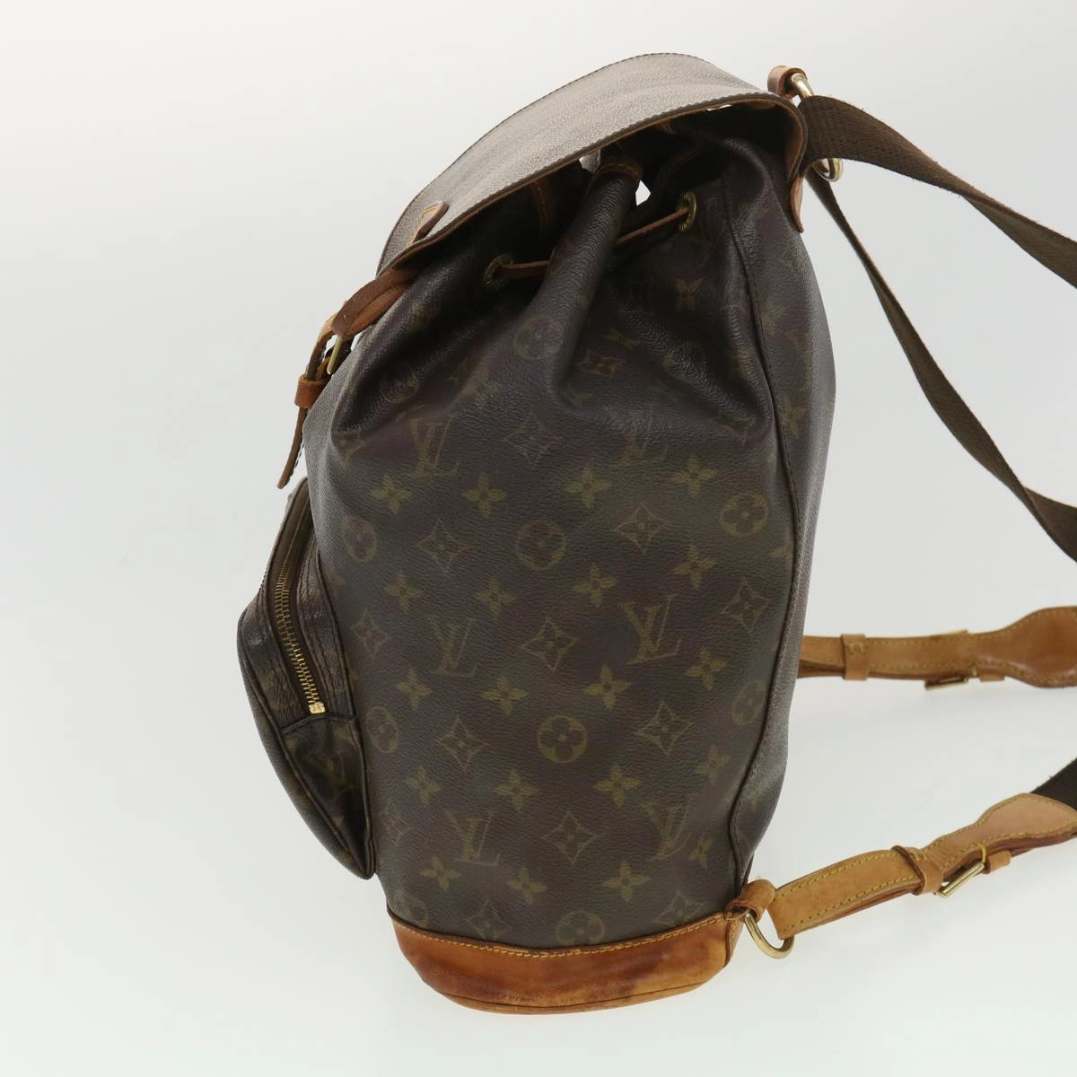 LOUIS VUITTON Monogram Montsouris GM Backpack M51135 LV 39264