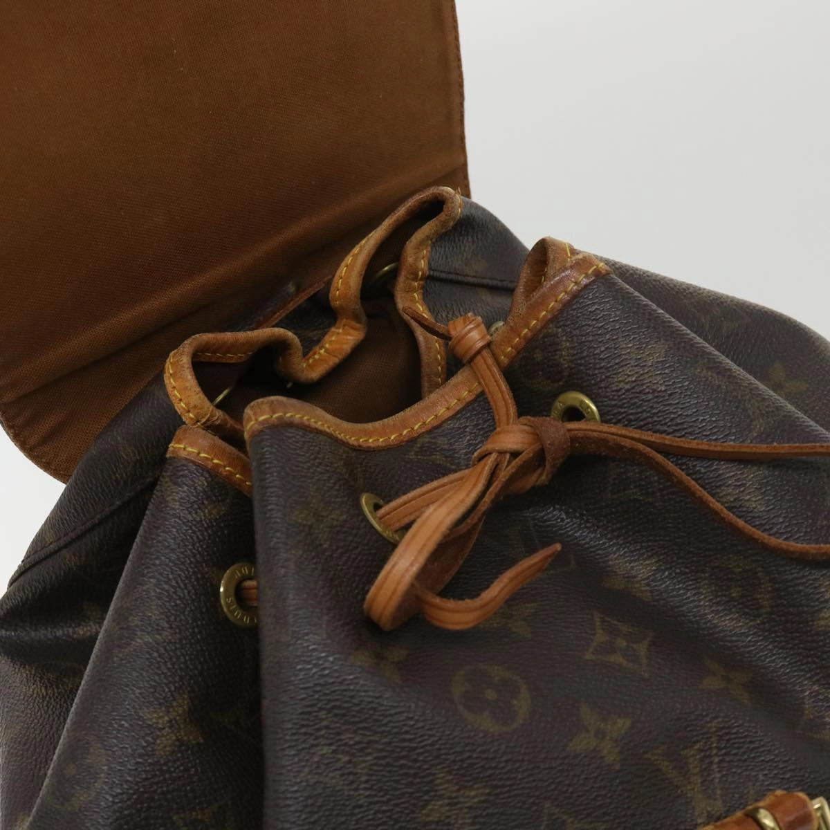 LOUIS VUITTON Monogram Montsouris GM Backpack M51135 LV 39264