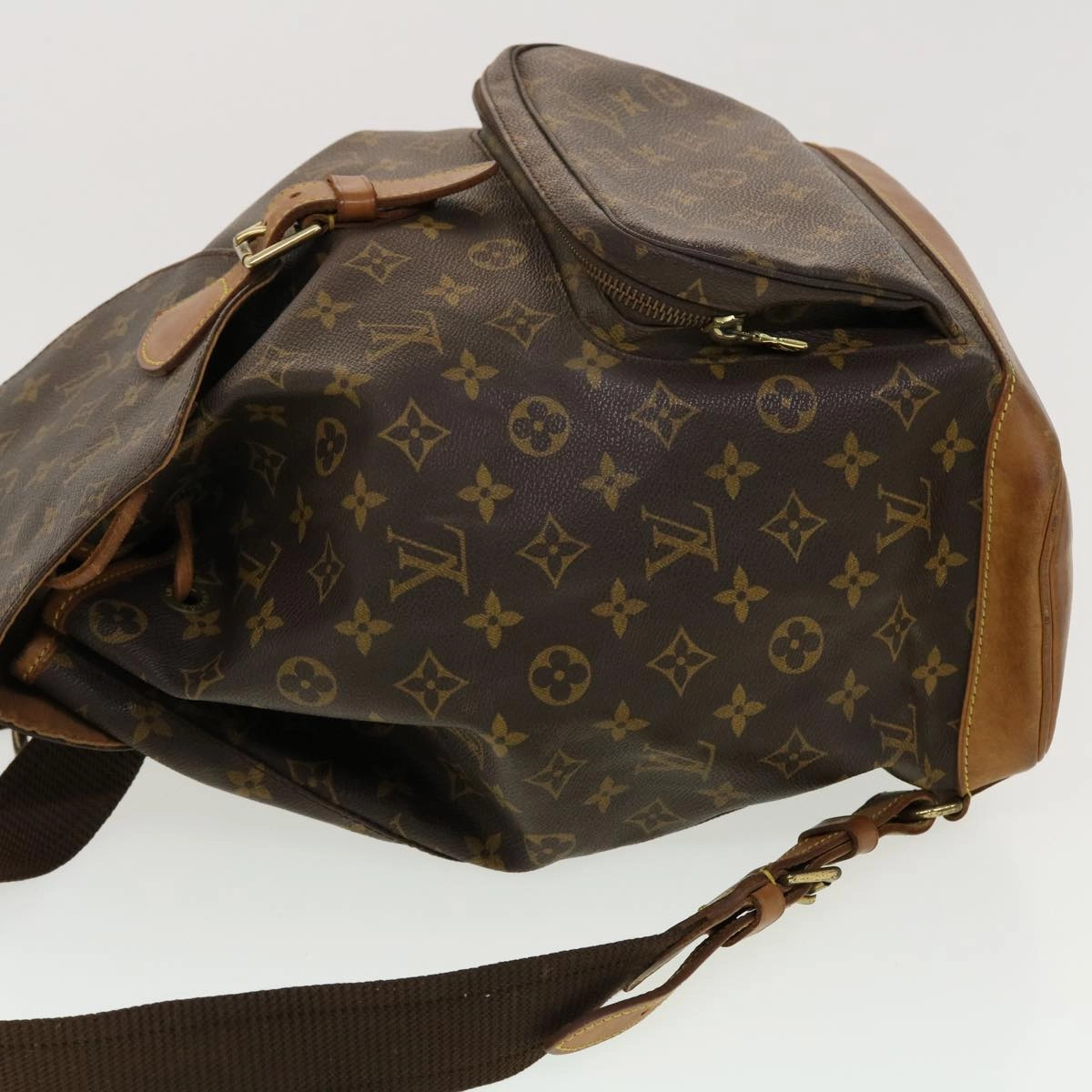 LOUIS VUITTON Monogram Montsouris GM Backpack M51135 LV 40929