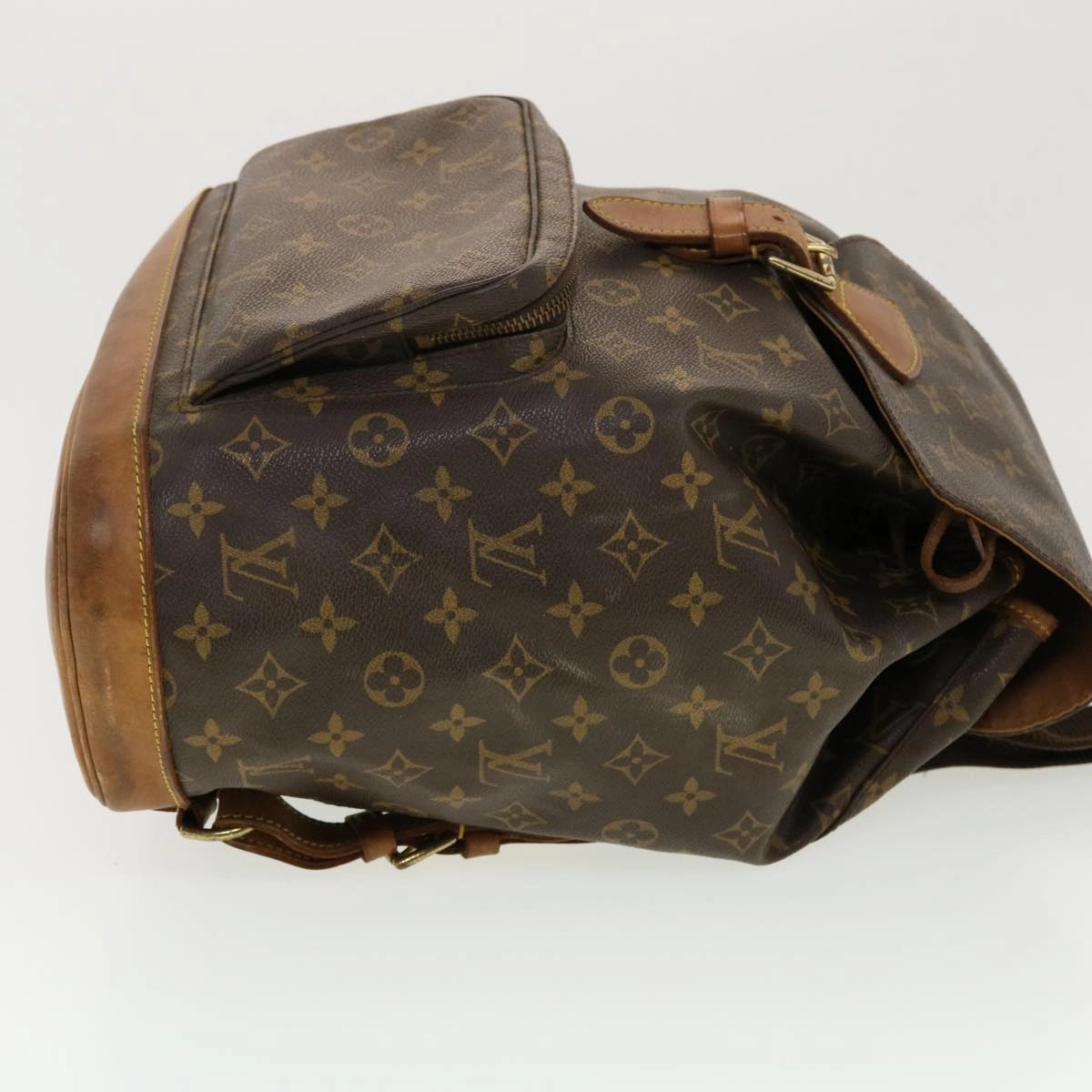 LOUIS VUITTON Monogram Montsouris GM Backpack M51135 LV 40929