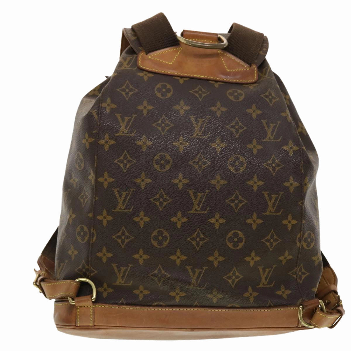 LOUIS VUITTON Monogram Montsouris GM Backpack M51135 LV 40929