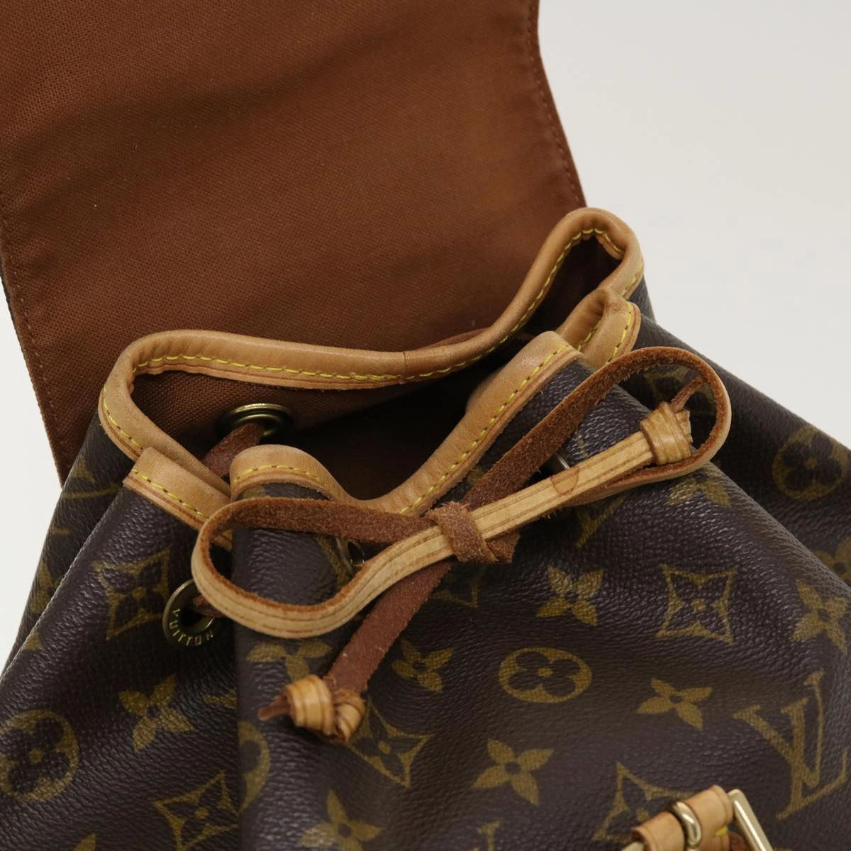 LOUIS VUITTON Monogram Montsouris MM Backpack M51136 LV 41037
