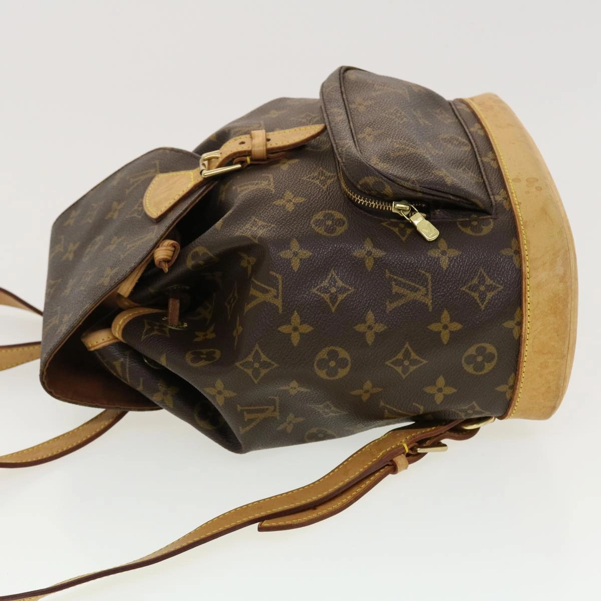 LOUIS VUITTON Monogram Montsouris MM Backpack M51136 LV 41037