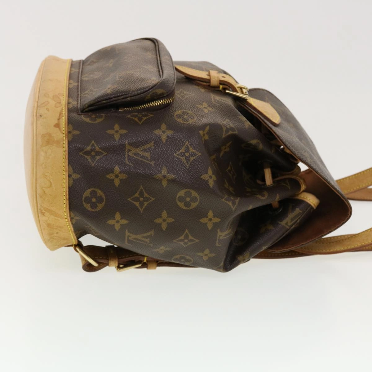 LOUIS VUITTON Monogram Montsouris MM Backpack M51136 LV 41037