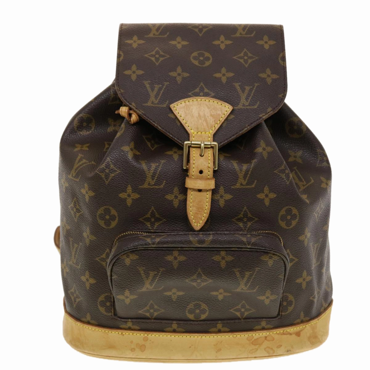 LOUIS VUITTON Monogram Montsouris MM Backpack M51136 LV 41037