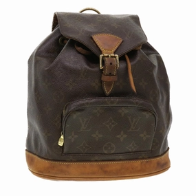 LOUIS VUITTON Monogram Montsouris MM Backpack M51136 LV rd4674