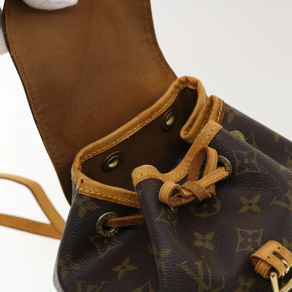 LOUIS VUITTON Monogram Montsouris PM Backpack M51137 LV rd4821