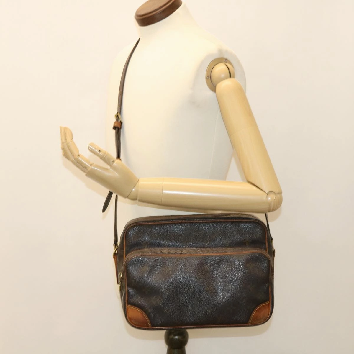 LOUIS VUITTON Monogram Nile Shoulder Bag M45244 LV 38943