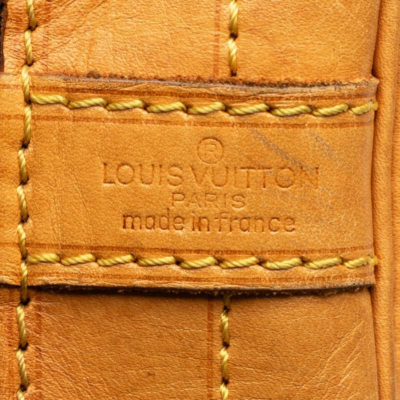Louis Vuitton Monogram Noe Shoulder Bag M42224 Brown PVC Leather Lady Louis Vuitton