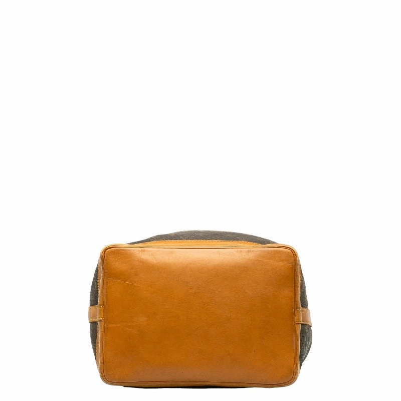 Louis Vuitton Monogram Noe Shoulder Bag M42224 Brown PVC Leather Lady Louis Vuitton