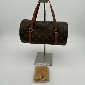 Louis Vuitton Monogram Papillon Brown PVC Shoulder Bag Medium