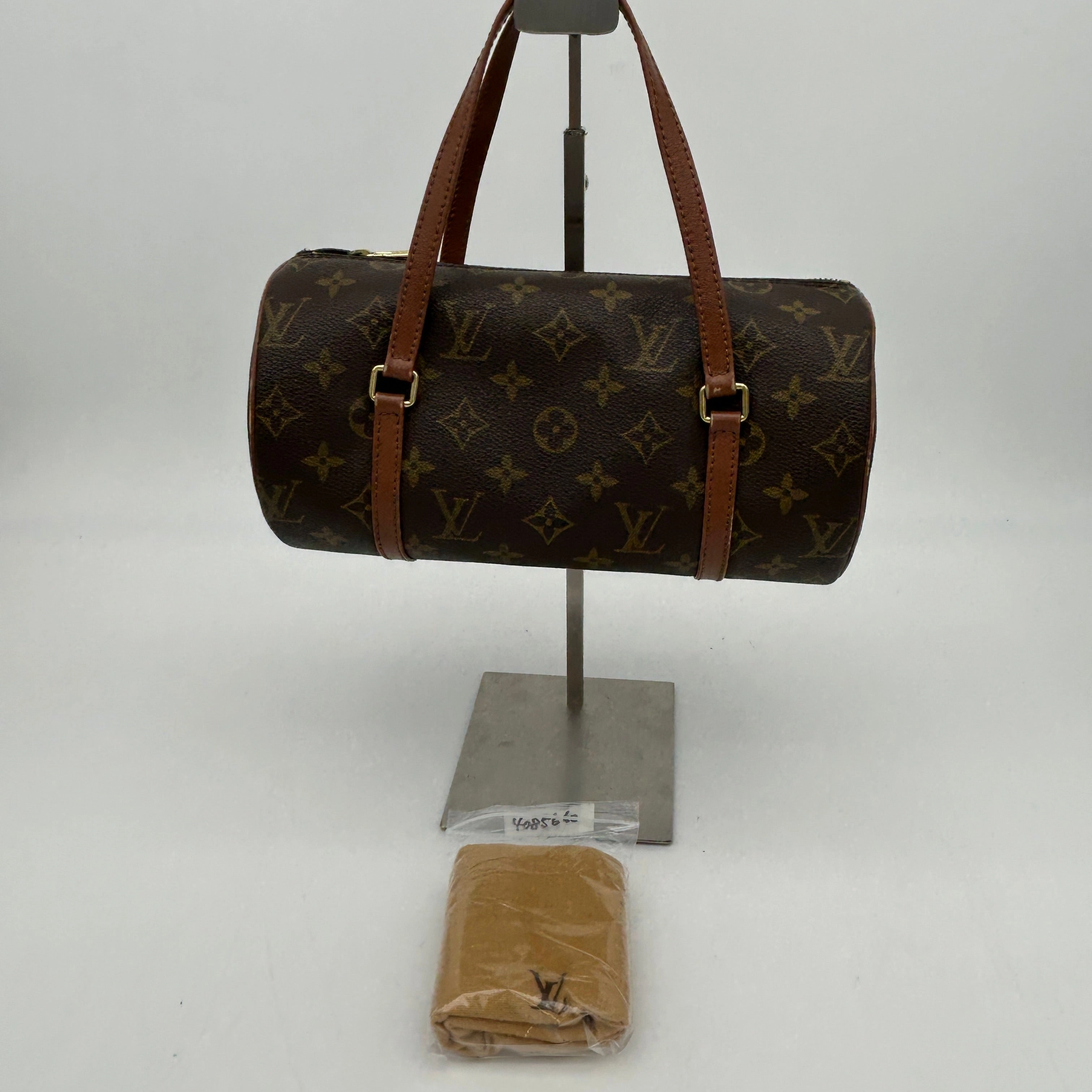 Louis Vuitton Monogram Papillon Brown PVC Shoulder Bag Medium