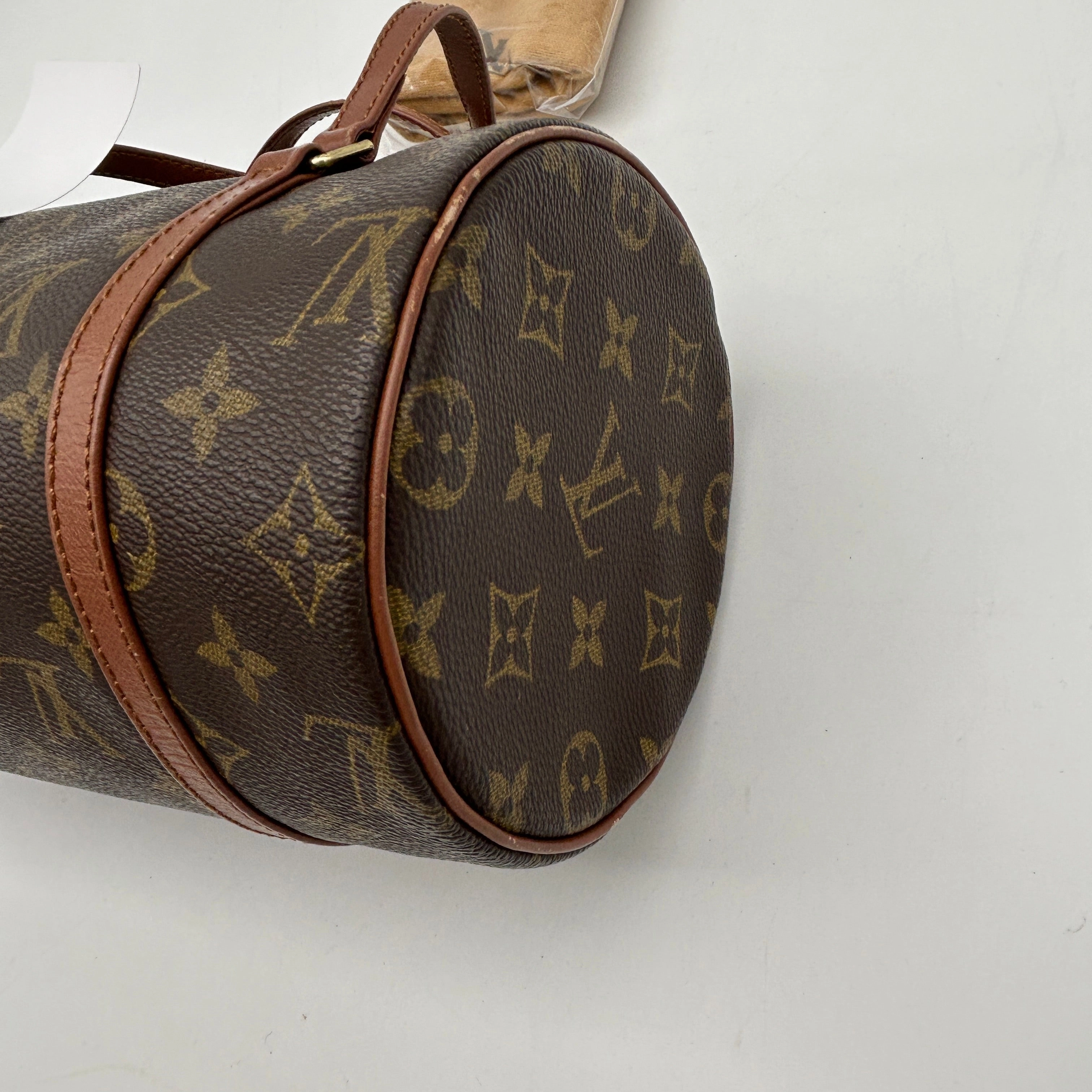 Louis Vuitton Monogram Papillon Brown PVC Shoulder Bag Medium