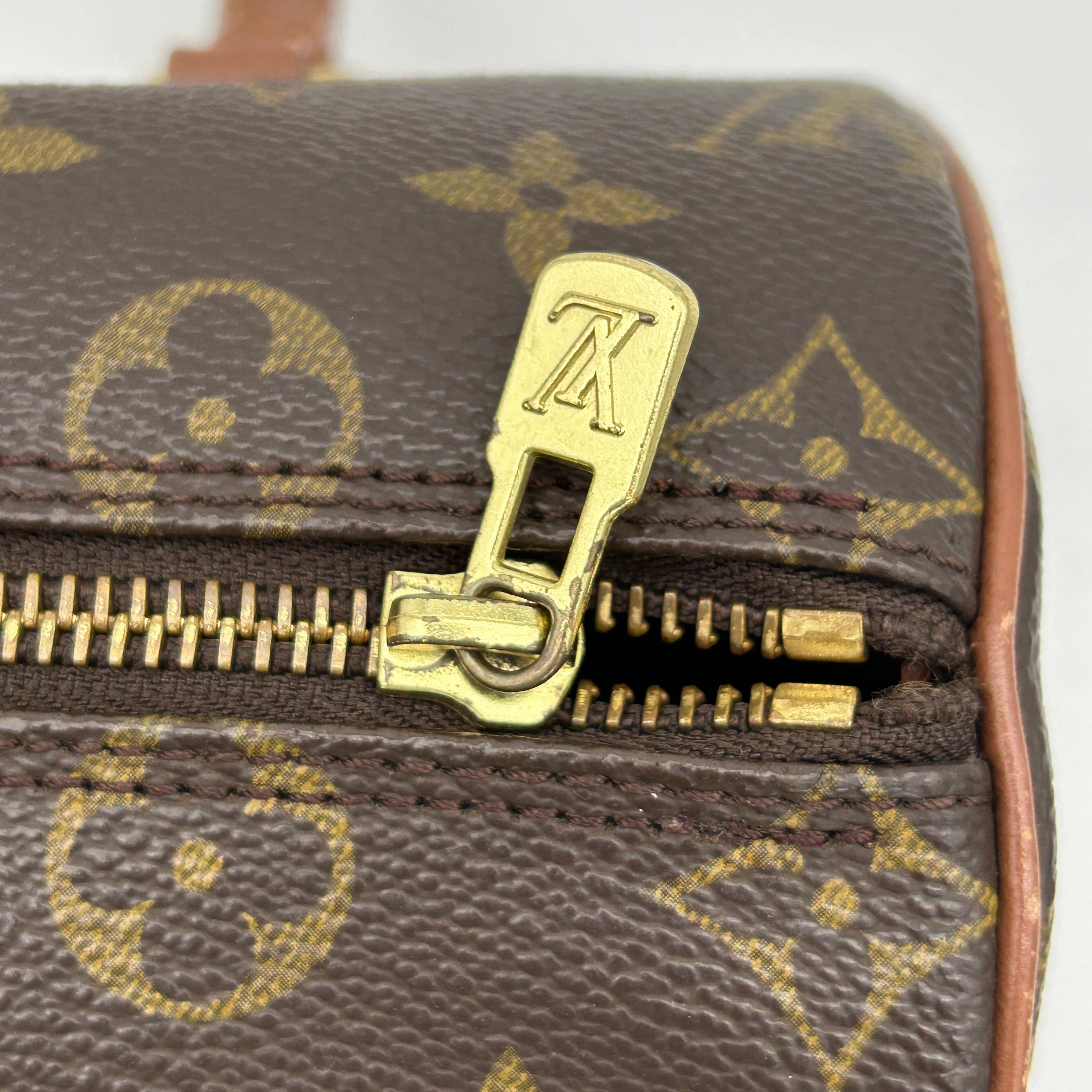 Louis Vuitton Monogram Papillon Brown PVC Shoulder Bag Medium