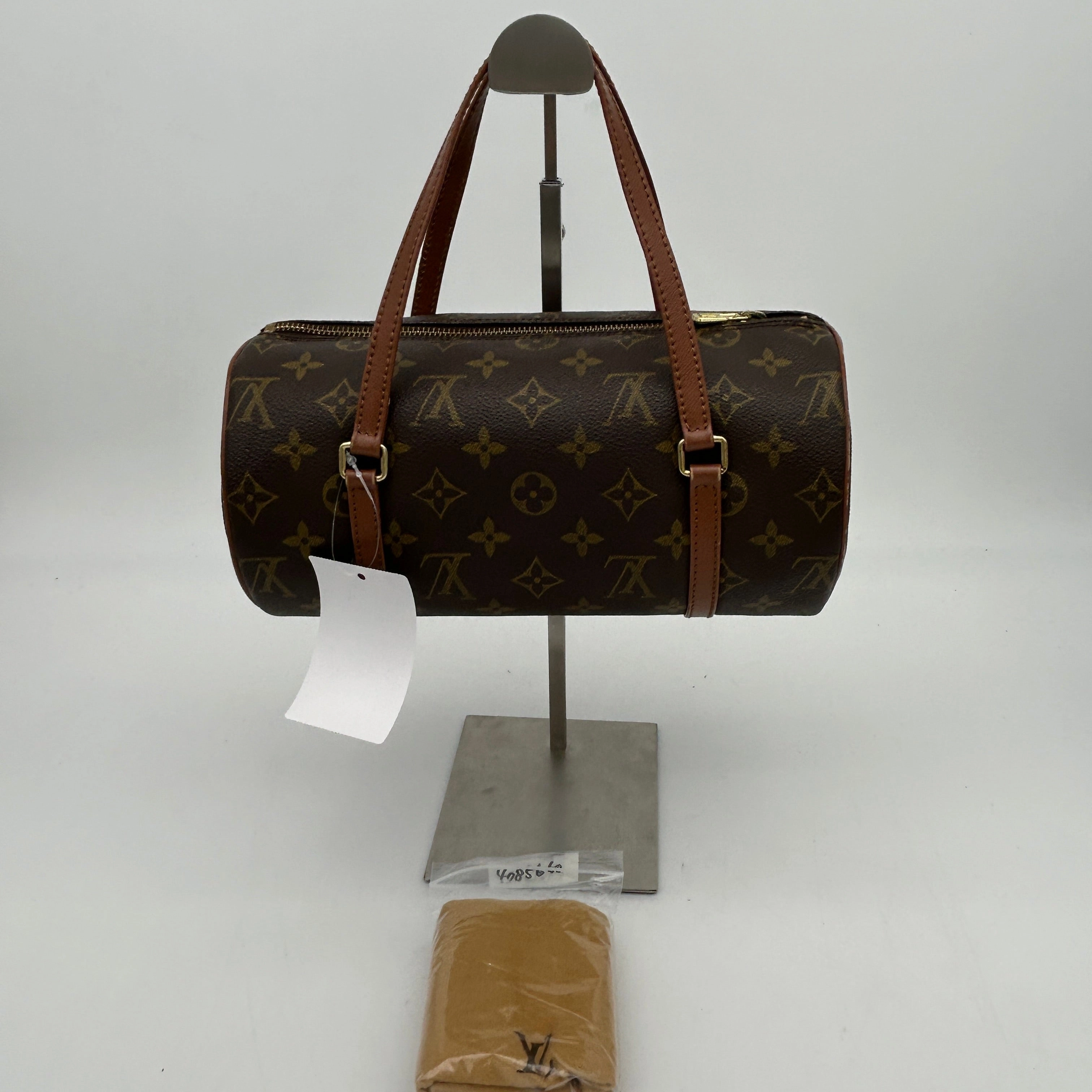 Louis Vuitton Monogram Papillon Brown PVC Shoulder Bag Medium