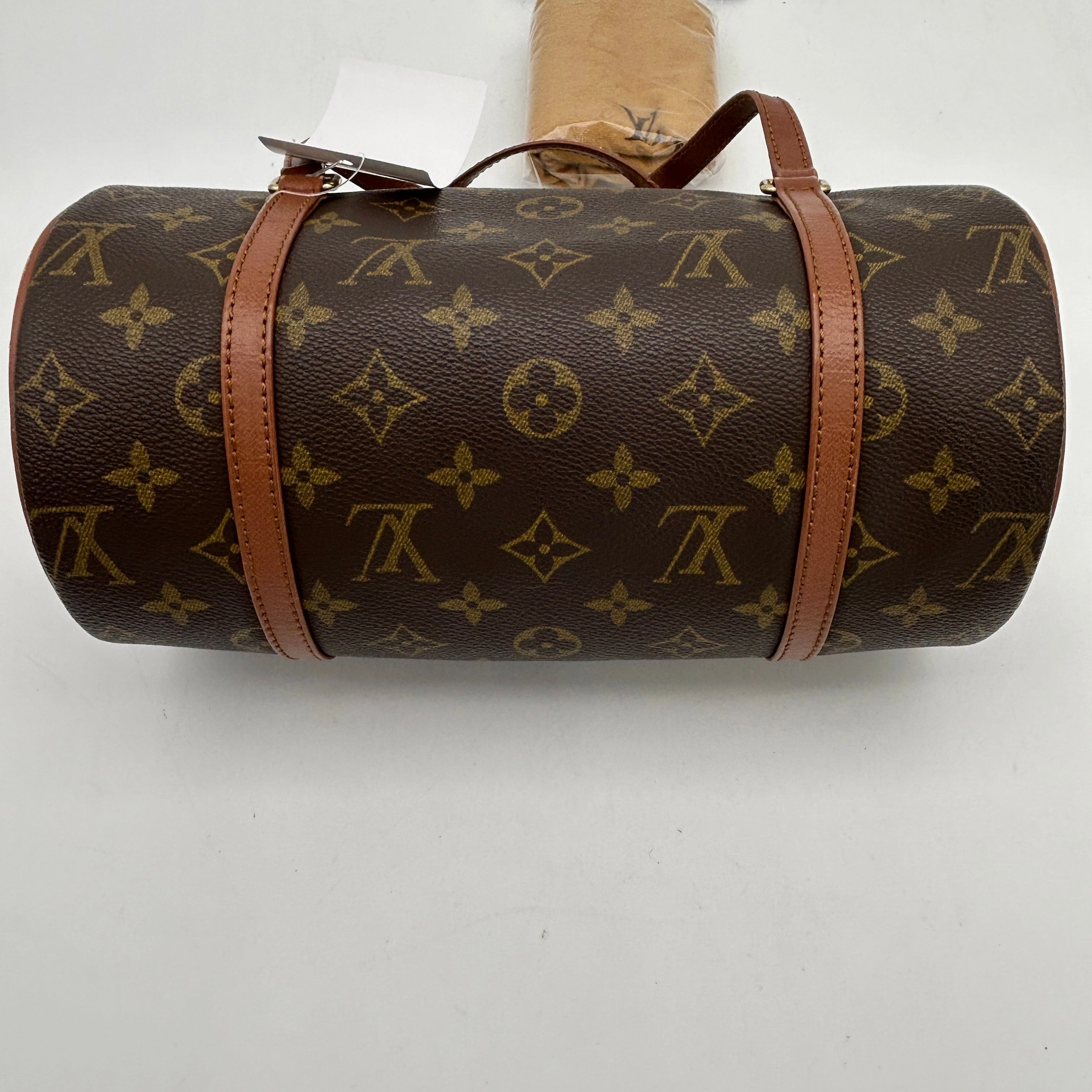 Louis Vuitton Monogram Papillon Brown PVC Shoulder Bag Medium