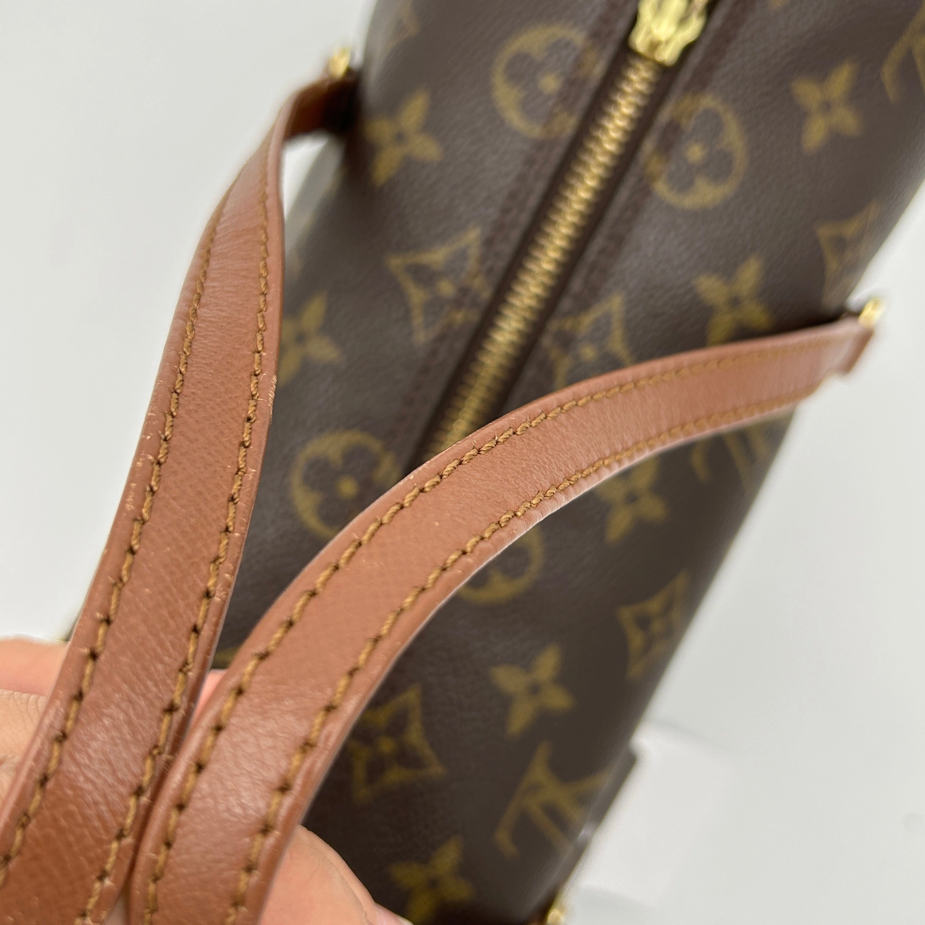 Louis Vuitton Monogram Papillon Brown PVC Shoulder Bag Medium
