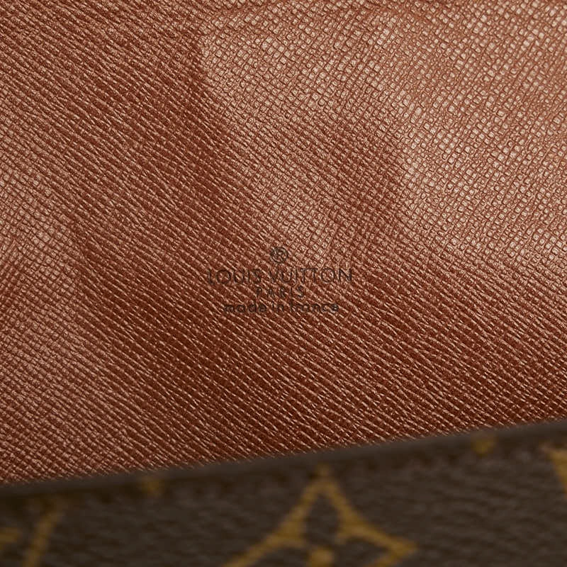 Louis Vuitton Monogram Porte Document Senator Business Bag Backpack M53335 Brown PVC Leather Mens LOUIS VUITTON