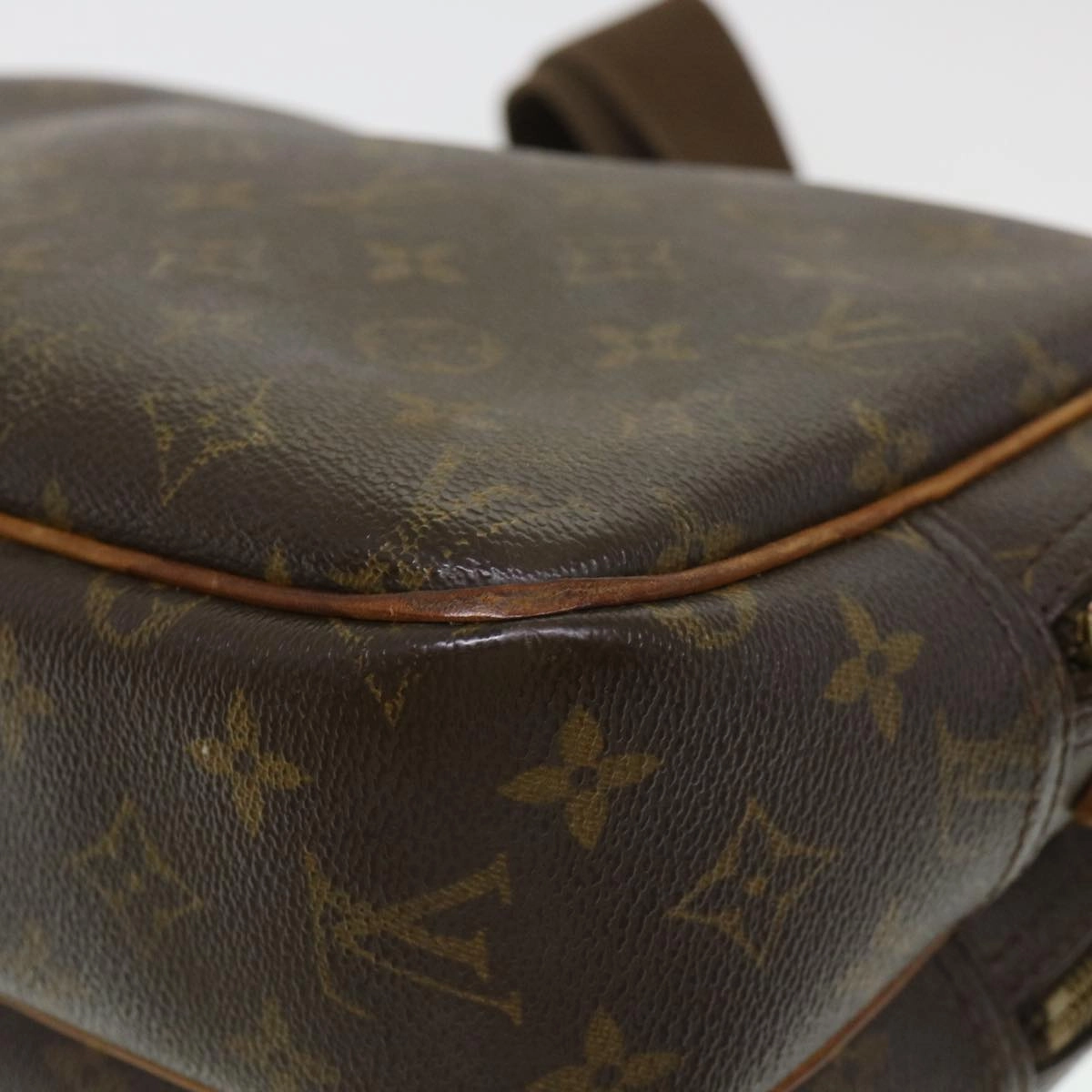 LOUIS VUITTON Monogram Reporter PM Shoulder Bag M45254 LV rd4610