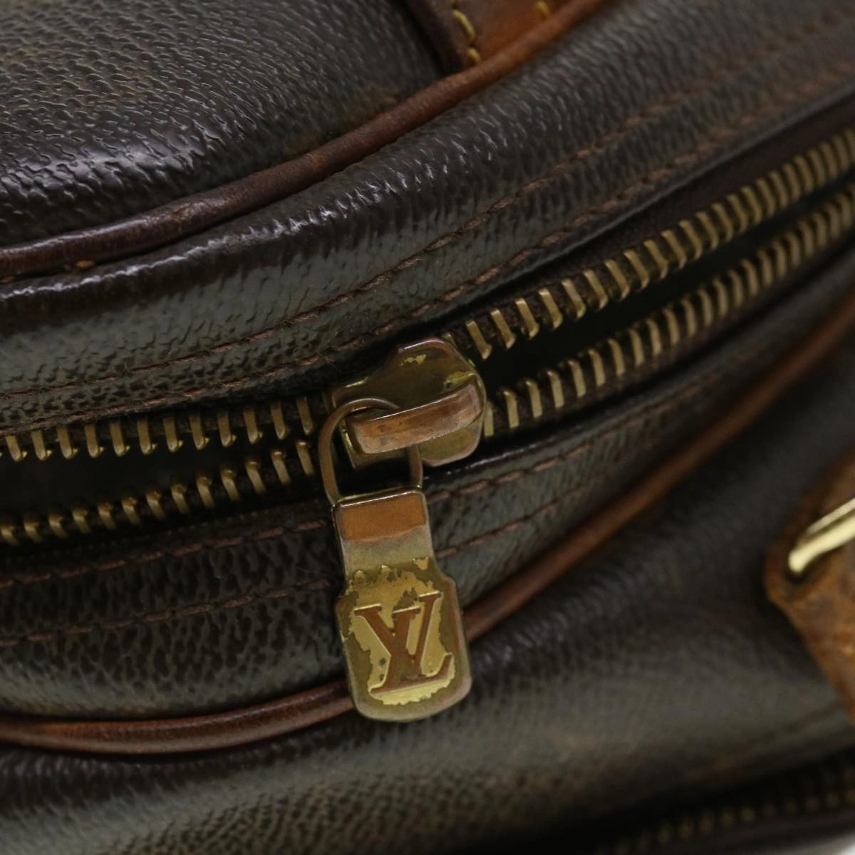 LOUIS VUITTON Monogram Reporter PM Shoulder Bag M45254 LV rd4610