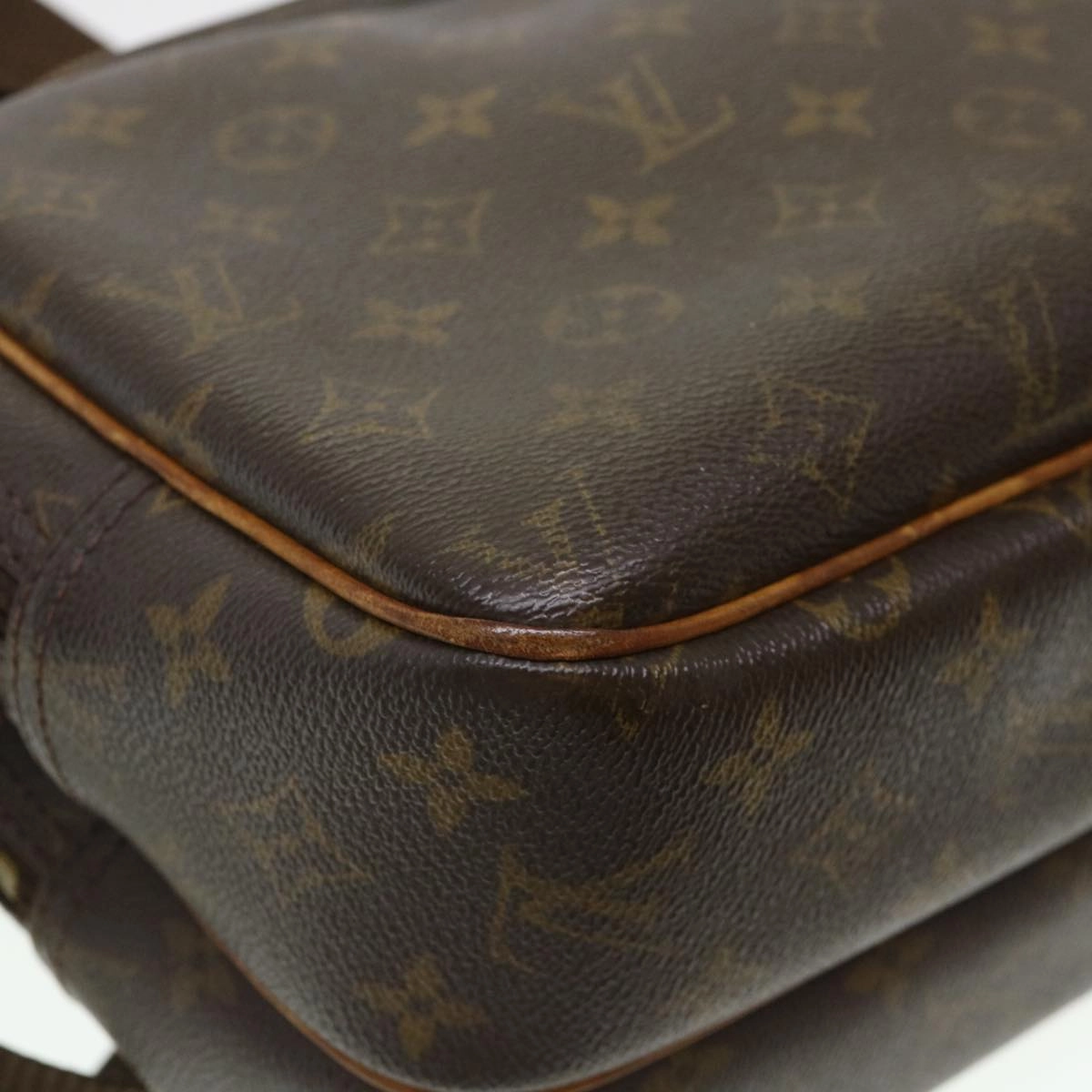 LOUIS VUITTON Monogram Reporter PM Shoulder Bag M45254 LV rd4610