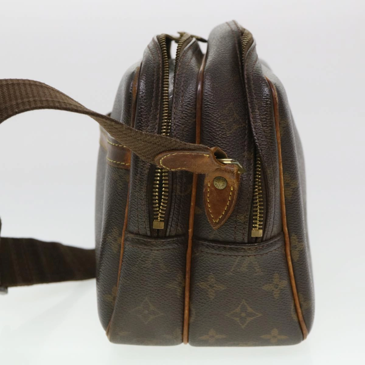 LOUIS VUITTON Monogram Reporter PM Shoulder Bag M45254 LV rd4610