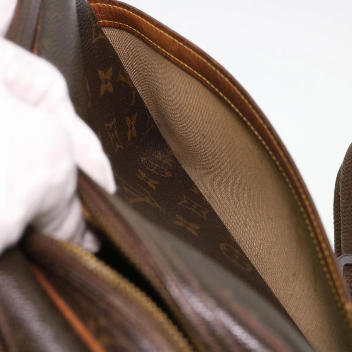 LOUIS VUITTON Monogram Reporter PM Shoulder Bag M45254 LV rd4610